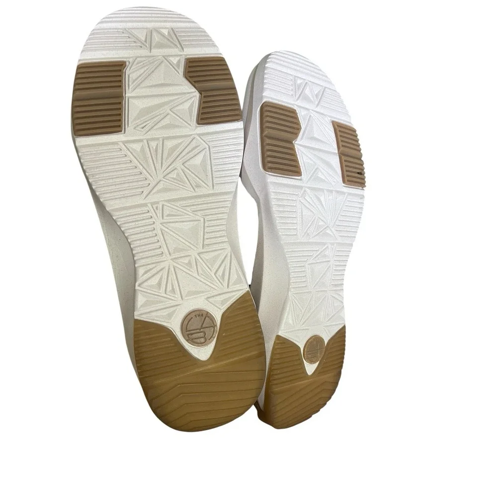 Dr. Scholl's Womens Hyped Up White White & Black‎ Snake Sneakers Slip On Size 9M